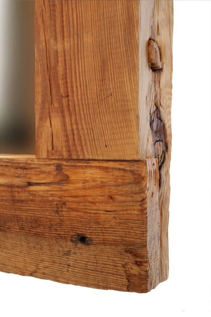 lustro LOG stare belki z UPCYKLINGU